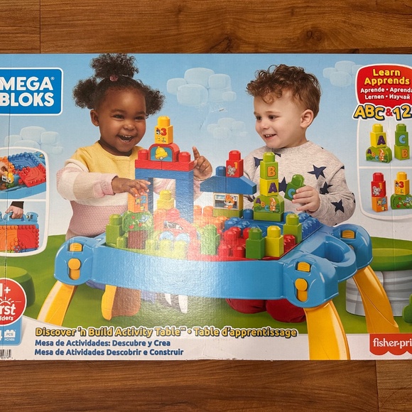 Mega Blocks Discover n’ Build Activity Table - Picture 2 of 2